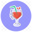 Bebida Fria Jugo Bebida Icono