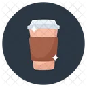 Bebida Para Llevar Bebida Desechable Cafe Para Llevar Icono