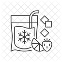 Lineal Icono Aguanieve Icono