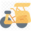 Becak Cultures Bicycle Icon