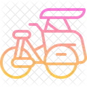 Becak Cultures Bicycle 아이콘