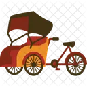 Pousse Pousse Balade Pedale Icône
