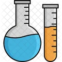 Becher Chemielabor Erlenmeyerkolben Symbol