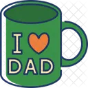 Becher Papa Vatertag Symbol