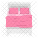 Bed Bedroom Blanket Icon
