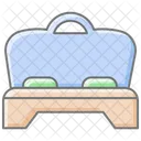 Bed Awesome Lineal Color Icon Icon