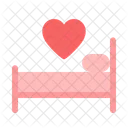 Bed Love Bedroom Icon