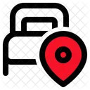 Bed Gps Map Marker Icon