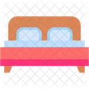 Bed Hotel Furniture Icon