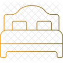 ベッド、キングベッド、クイーンベッド アイコン