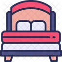 Bed Comfortable Queen Icon