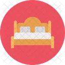 Bed Mattress Wooden Icon