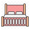 Bed Double Furniture Icon