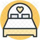 Bed Hotel Room Icon