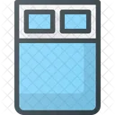 Bed Double Hotel Icon