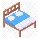 Double Bed Bed Furniture Icon