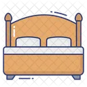Bed Double Bed Bedroom Icon