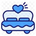 Bed Wedding Double Bed Icon