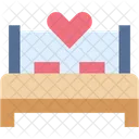 Bed Wood Love Icon