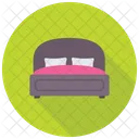 Bedroom Bed Double Icon