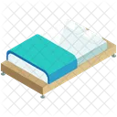 Bed Furniture Isometric Icon