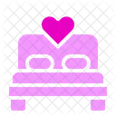 Bed Heart Love Icon