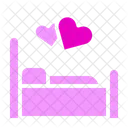 Bed Heart Love Icon