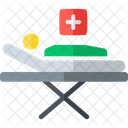 Bed Hospital Monitoring Patient Icon