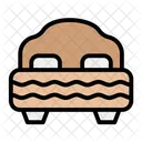 Bed Double Bed Furniture Icon