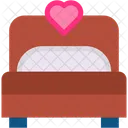 Bed Love And Romance Valentine Icon