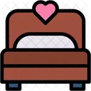 Bed Love And Romance Valentine Icon