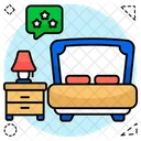 Bed Bedroom Furniture Icon