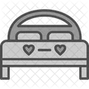 Bed Bedroom Double Icon
