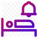 Bed Bell Flame Icon