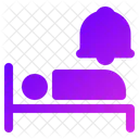 Bed Bell Flame Icon