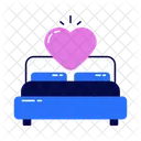 Bed Room Love Bed Valentine Day Icon