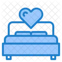 Bed Room Bed Valentine Icon