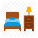 Bed Furniture Room Icon