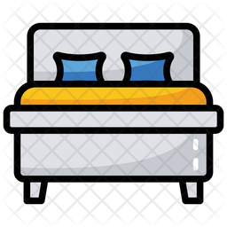 Free Bedroom Colored Outline Icon Available In Svg Png Eps Ai Icon Fonts