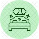 Bedroom Clean Pentaglow Icon