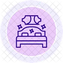 Bedroom Clean Color Circle Icon Icon