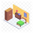 Bedroom Home Bed Icon