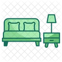 Bed Furniture Room Icon