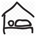 Bed Hotel Sleep Icon