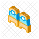 Two Single Place Icon