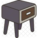 Bedside Table Bedside Drawers Icon