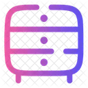 Bedside Table Furniture Cabinet Icon