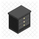 Bedside Table Furniture Interior Icon