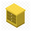 Bedside Table Furniture Interior Icon