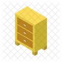 Bedside Table Furniture Interior Icon